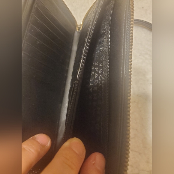 🌷‼️Final Clearance‼️ KATE SPADE Large Wallet Double Zip Wrist Strap Leather - Picture 10 of 12